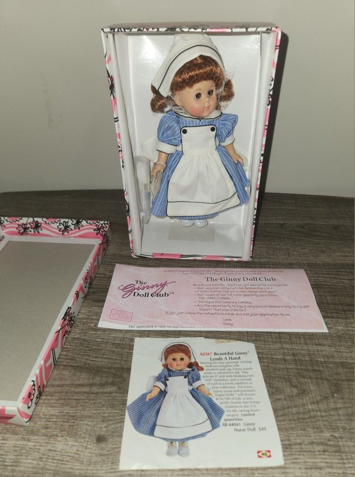 Hi, I'm Ginny 8" Vogue Doll (Beautiful Ginny Lends A Hand) - In Original Box
