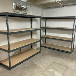 Garage Shelving 72 in W x 24 in D New Boltless Industrial Storage Racks Rigid Home Shed Organization Shelves Stronger Than Homedepot Costco Delivery A