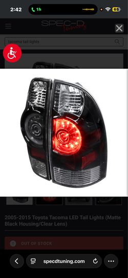 Toyota Tacoma 2005-2015 tail lights