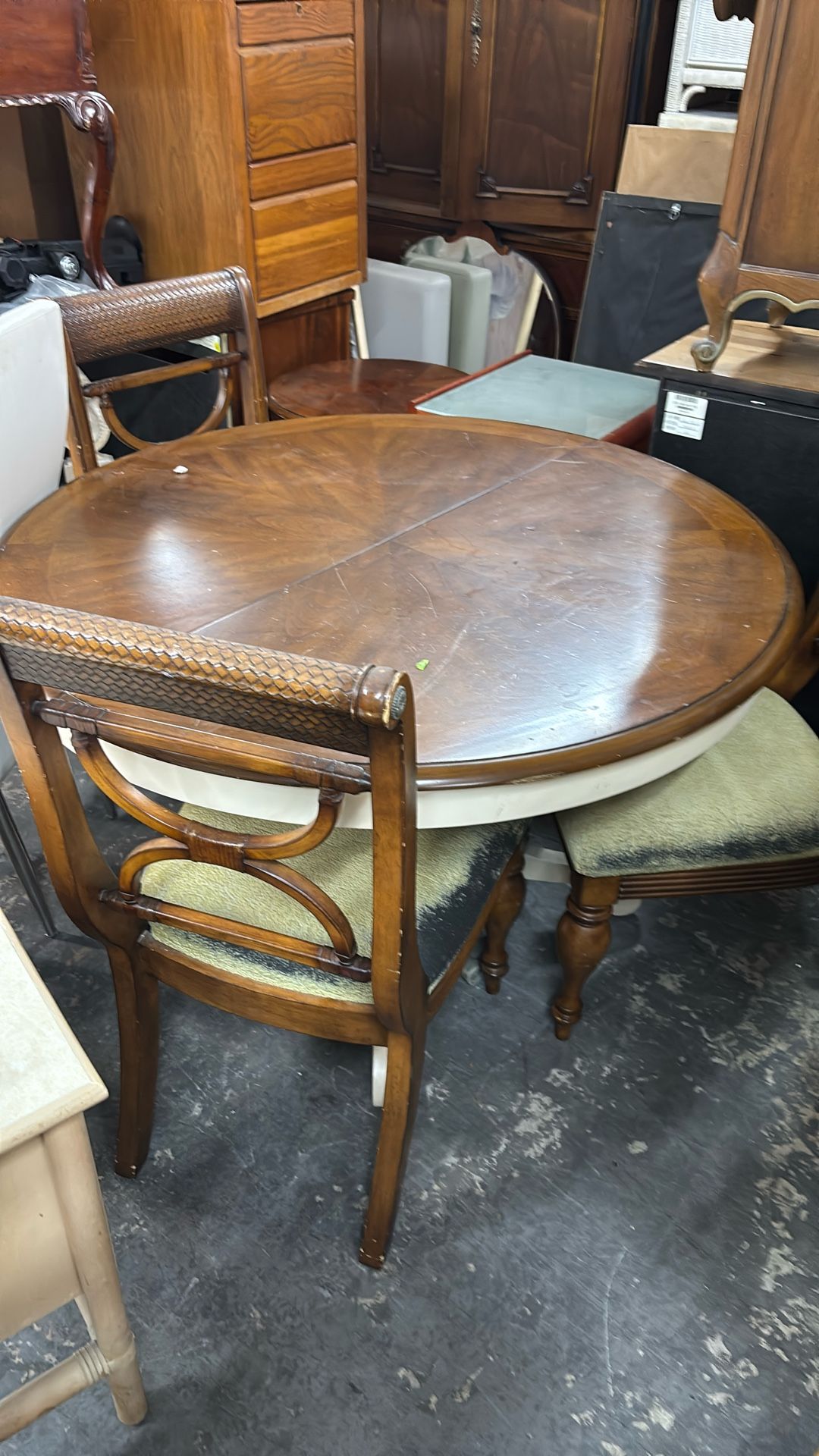Table And Three Chairs