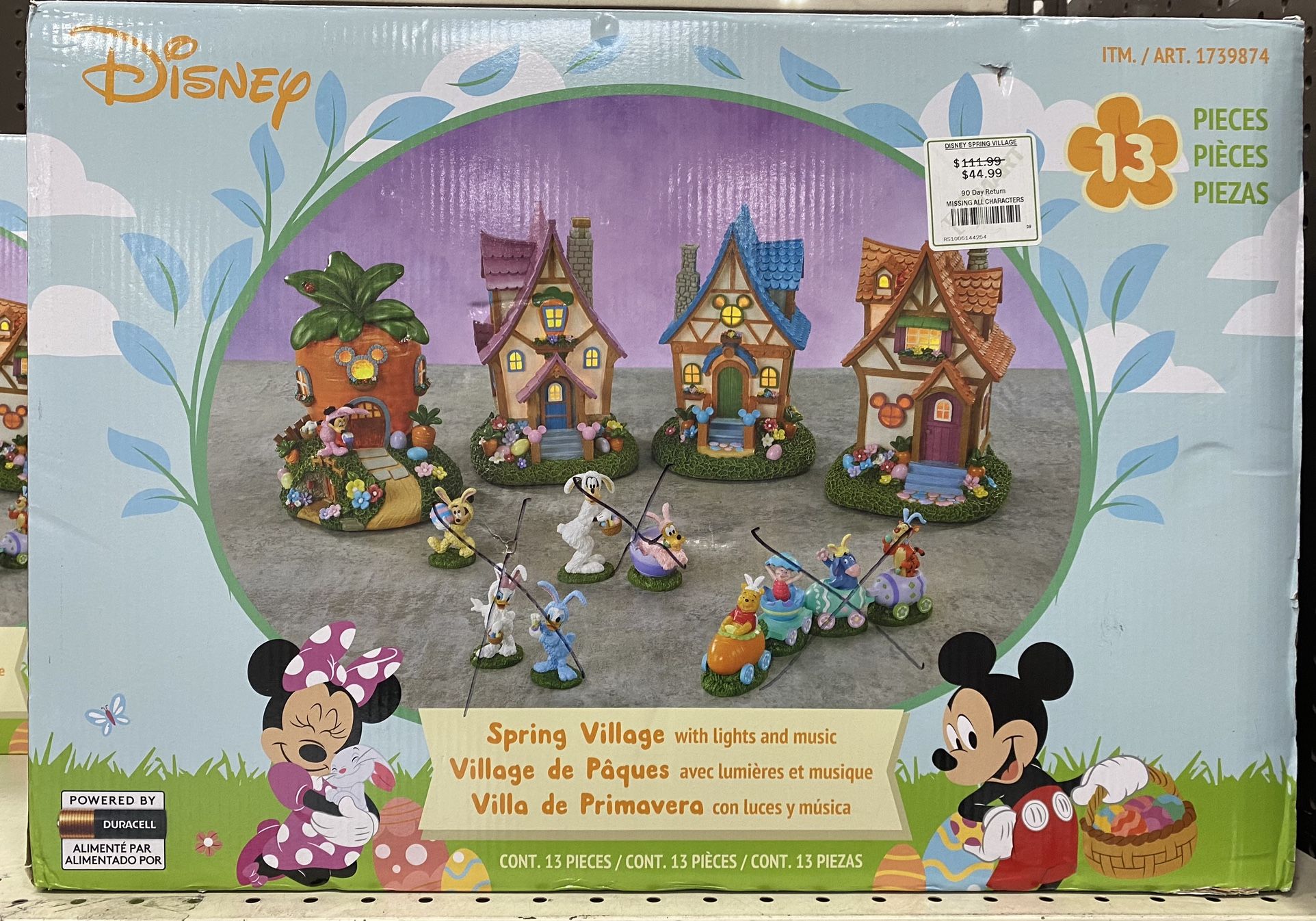 Disney Mickey Mouse Spring Village Toy Set