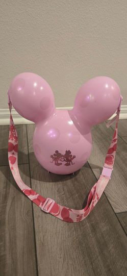 Disney Parks Pink Mickey & Minnie Valentine's Balloon Popcorn Bucket