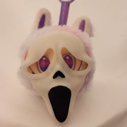 HALLOWEEN GHOST FACE LABUBU/LAFUFU HEAD GLOW IN THE DARK