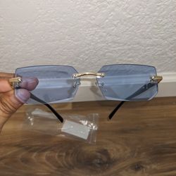 Fancy Men's Blue Sunglasses 