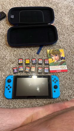 Nintendo Switch w Case - 11 games and $50 gift cards xtra