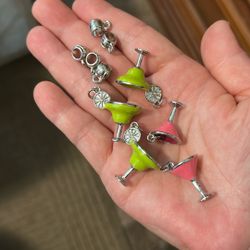 Martini Glass Charms