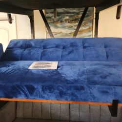 Sofa  Bed Blue/Brown