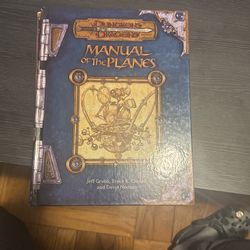 D&D Manual Of The Planes 