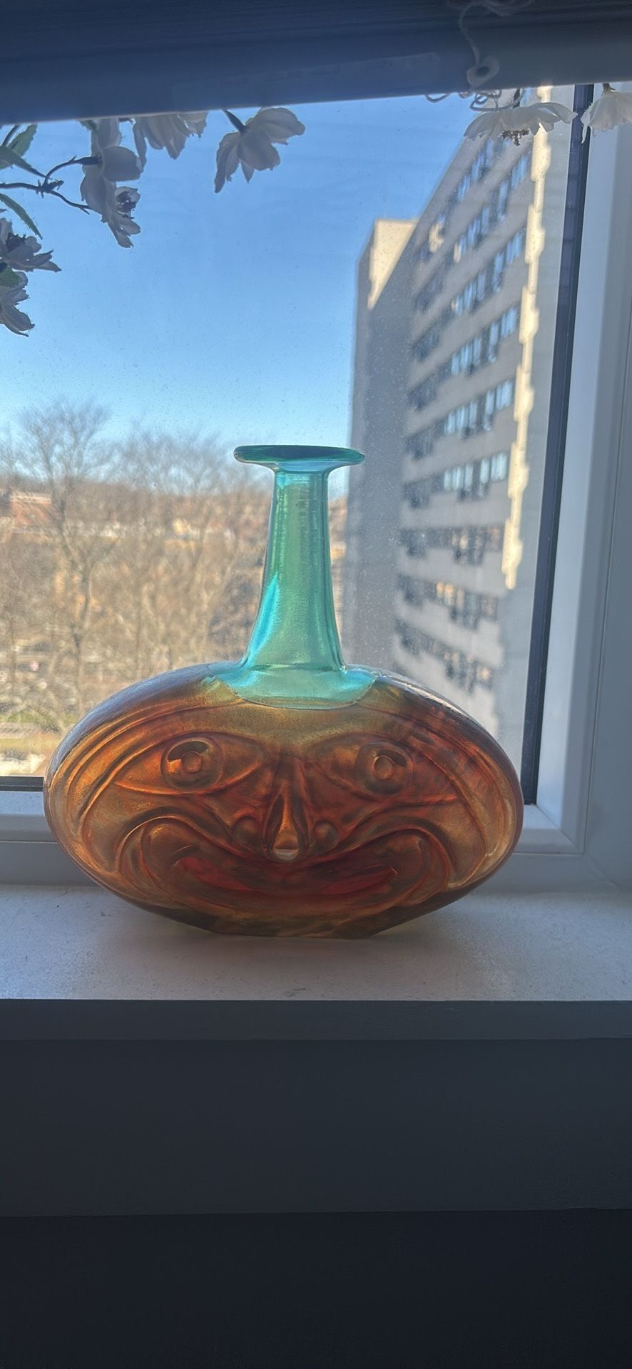 Rare Rare Kjell Engman for Kosta Boda Rio vase, 1970’s