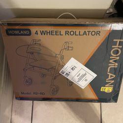 Home Land 4 Wheel Rollator 