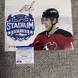 Stephen Gionta Signed Autograph New Jersey Devils 8x10 Photo - PSA Coa
