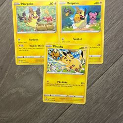 3 Cute Pokemon Cards With Multiple Pokemon In The Art