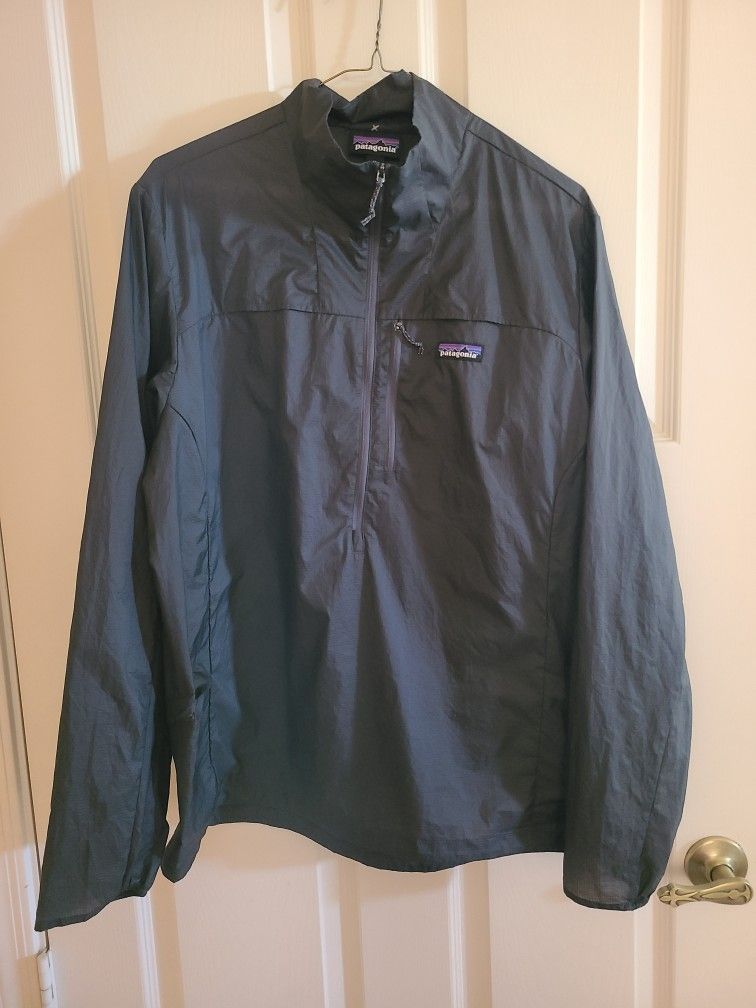 Patagonia Houdini Stash Half-Zip jacket - Men's Medium, Only 3.7 Ounces!