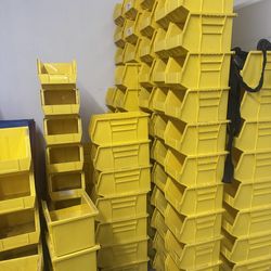 Uline Plastic Stacking Bins