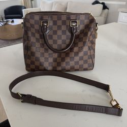 Louis Vuitton speedy 25 Bandouliere Damier Ebene