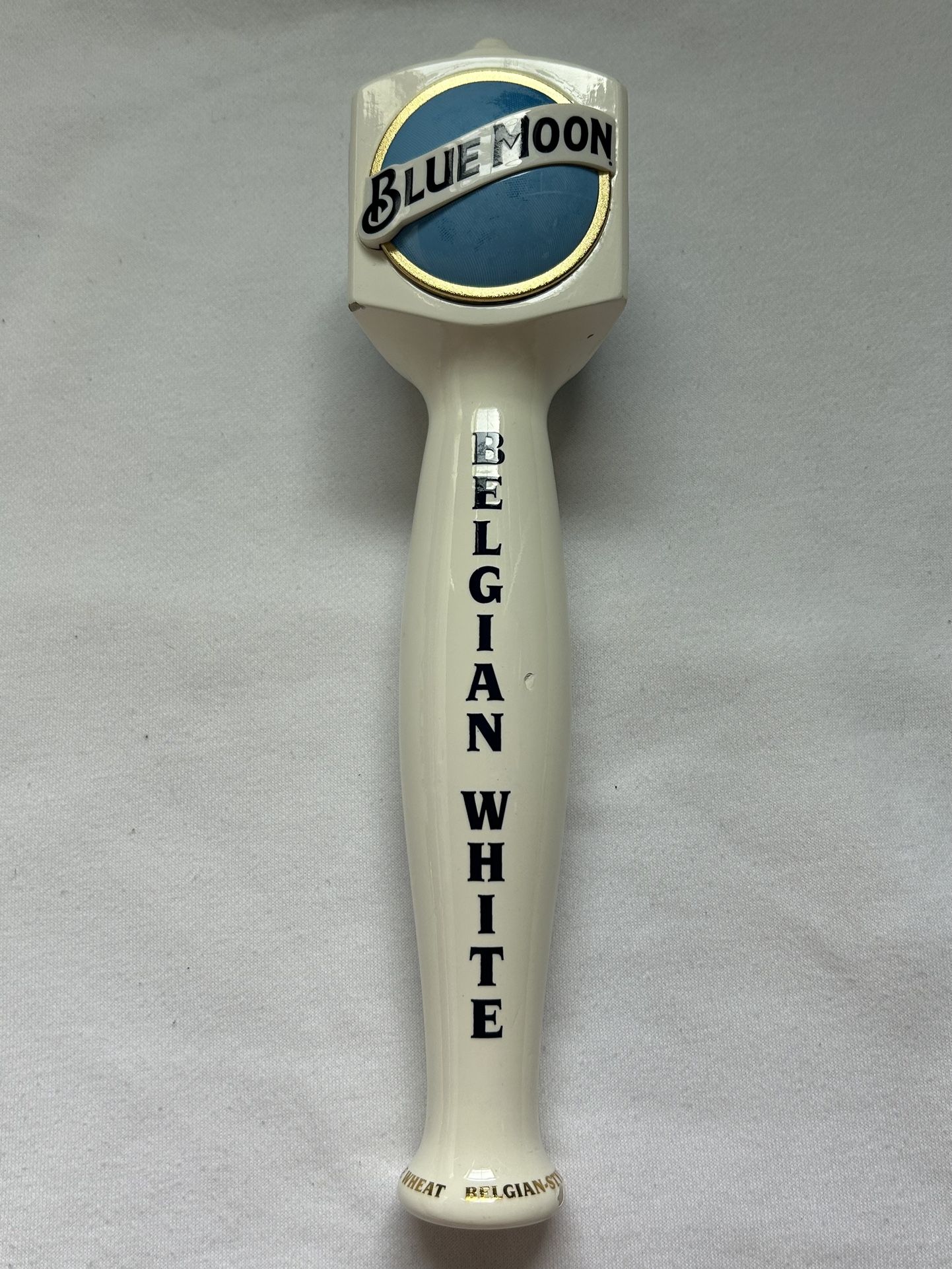 Blue Moon Belgian White Beer Tap Handle