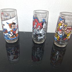 Vintage Disney Juice Glasses From The Pepsi Collectors Edition