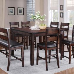 6-piece Dining Set Counter Height