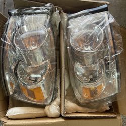 Headlight Assembly Left And Right Side Fits 2006-2008 Dodge RAM