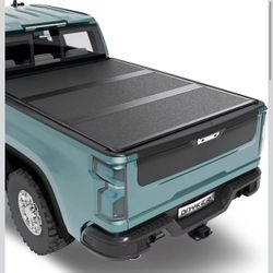 Triple-fold rigid cover for truck box, compatible with Chevy Silverado GMC Sierra 1500, new body style 2019-2025 $230 