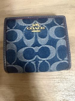 Coach demin wallet