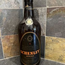 Original Schenley Reserve 28.5” Bottle Collectible