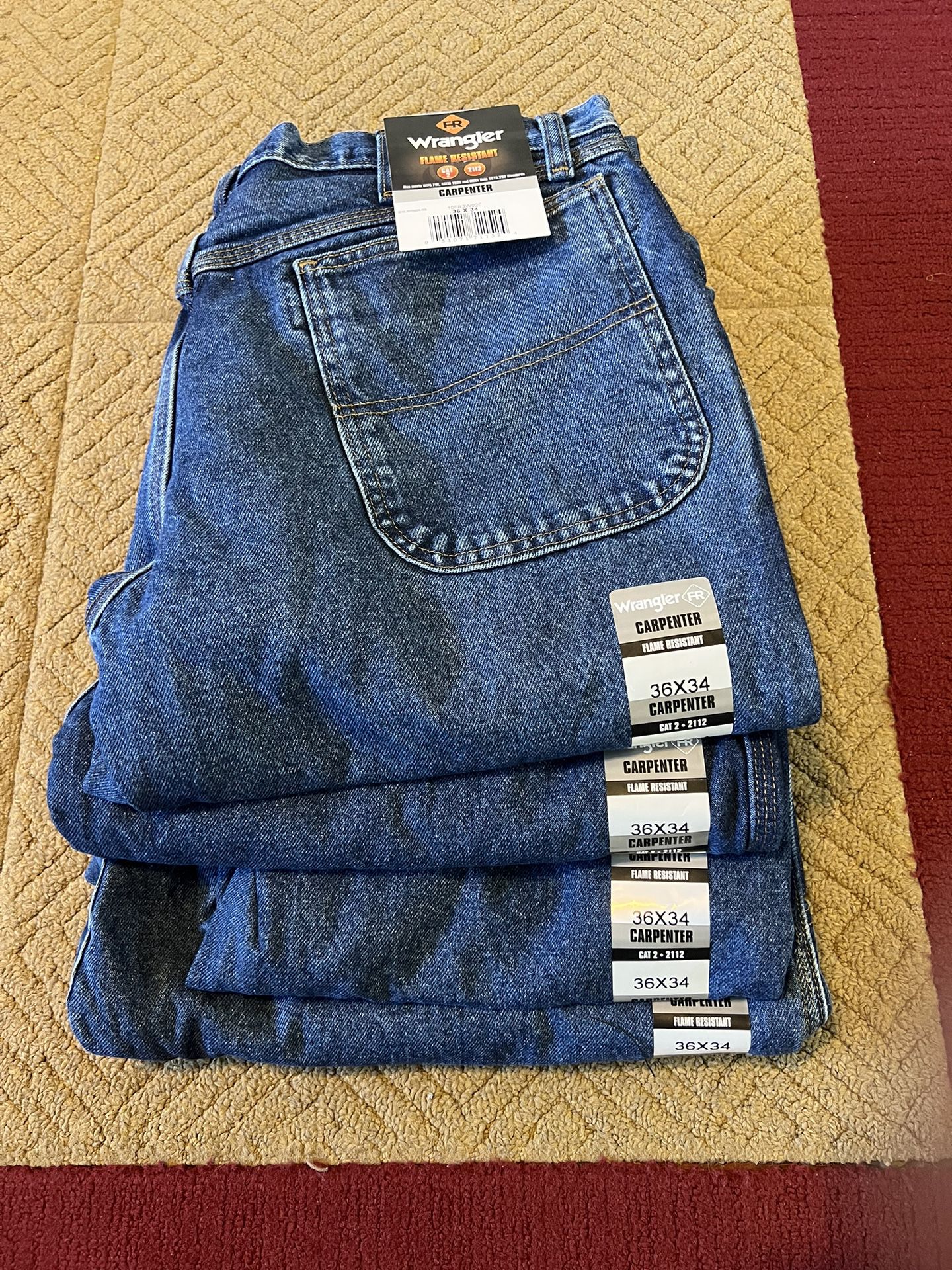 udbrud etage har en finger i kagen Wrangler fire Resistant Jeans new for Sale in Grand Prairie, TX - OfferUp