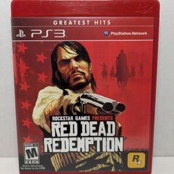 Red Dead Redemption (Sony PlayStation 3, PS3, 2010) CIB W/ Map & Manual Tested