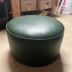 Deep Green Foot Stool/Hassock