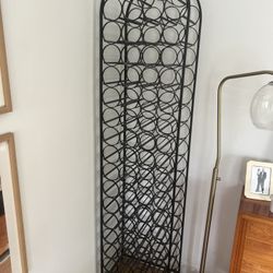 Iron Wine Rack 67 Bottle Mid Century modern
