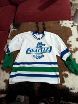 Vintage Seattle Thunderbird jersey size medium mens autographed