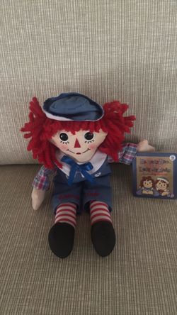 Raggedy Andy doll -Hasbro