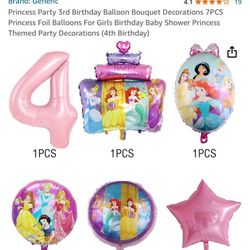 Disney Princess Balloons 