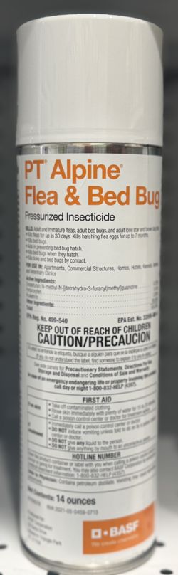 PT Alpine Flea and Bed Bug - 14 oz - Box Of 4 Cans