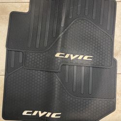 Honda Civic Floor Mats Used
