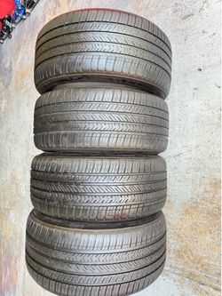 Set Of Two 255/35/21 and Two 275/35/21 Michelin Pilot Sport All Season With 70-90% Left Tesla Y Performance Firm