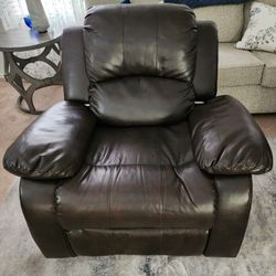 “ZOY” Easy Open/Close Rocking Recliner Silky Soft Faux Leather