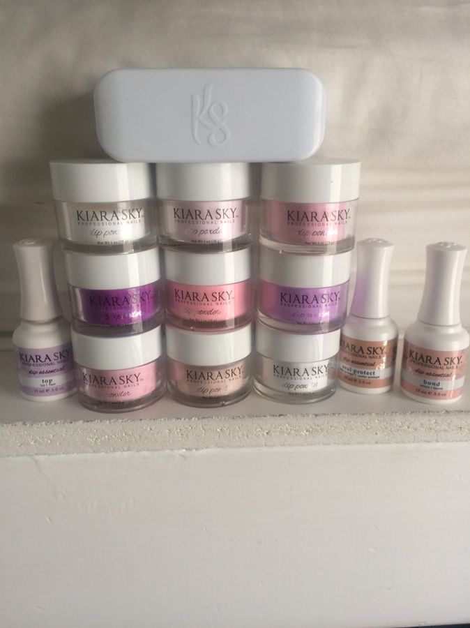 Kiara Sky non toxic Nail Dipping Powders + freebies