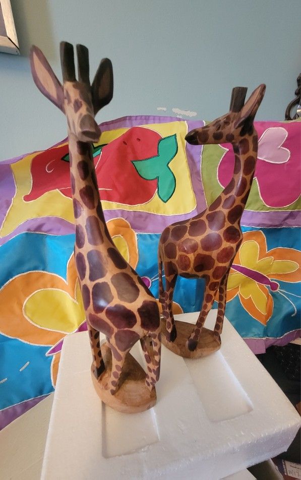 Wooden Giraffes