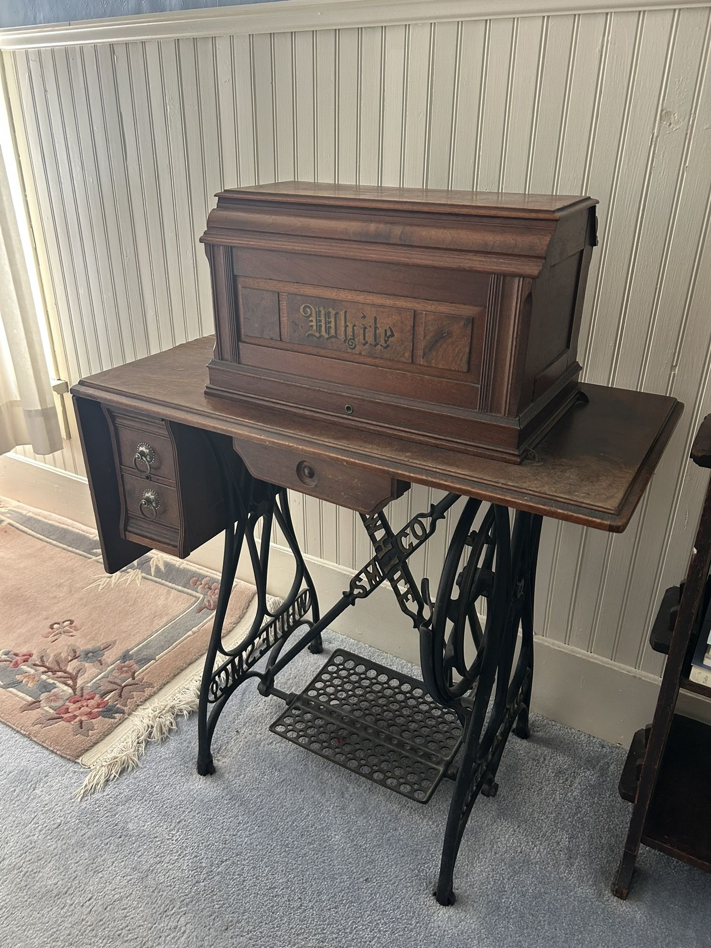 Antique Sewing Machine, White Co.