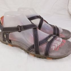 MERRELL WOMAN BROWN LEATHER COCOA SANDALS SIZE 10/41 EUC

