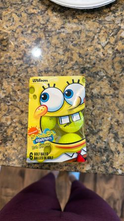 SpongeBob golf balls