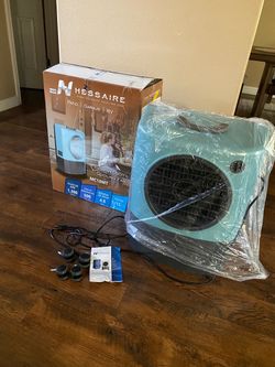 NEW Hessaire MC18MT 1,300 CFM Evaporative Cooler – 500 Sq. Ft.
