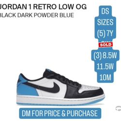DS JORDAN 1 LOW POWDER BLUE