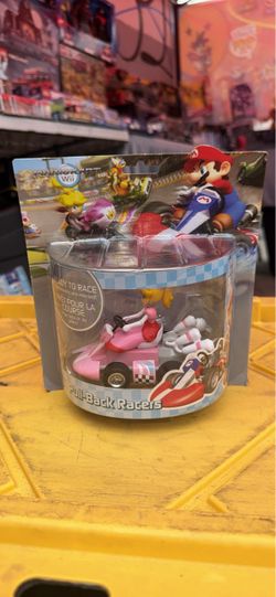 Mario Kart Wii Princess Peach Pull Back Racer Goldie International New Sealed