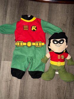 Robin Baby Costume and Plush Toy Set Newborn