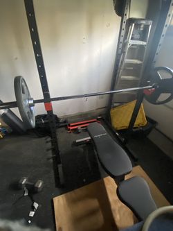 Squat Rack And Bench