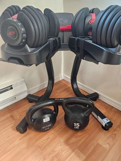 Bowflex adjustable dumbbells