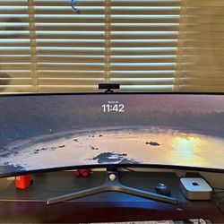 Samsung 49 Inch Ultra Wide Monitor.