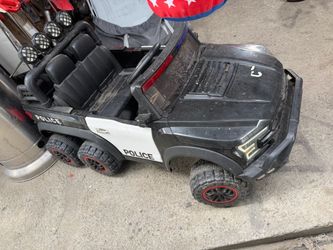 Kids police car